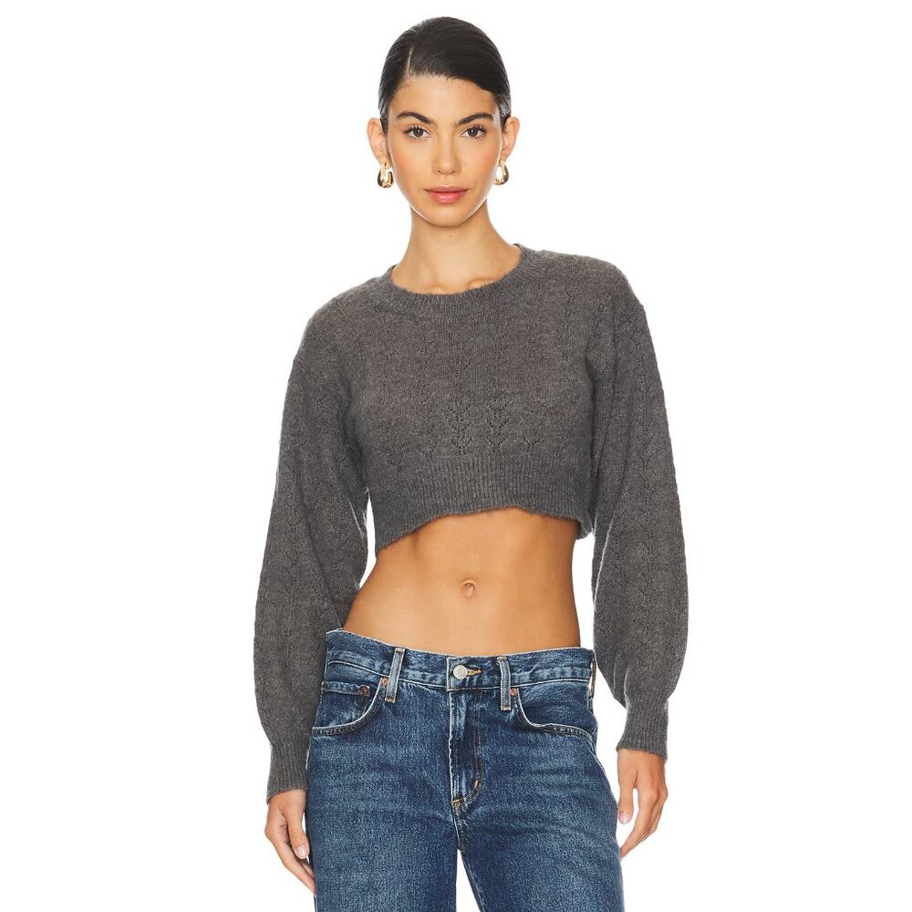 ALL THE WAYS Ash Cropped Sweater